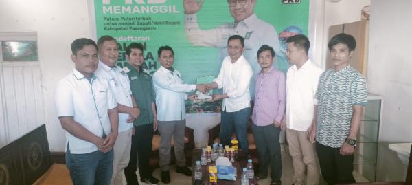 Mantap Maju di Pilkada Pasangkayu, Budiyansa Daftar di DPC PKB