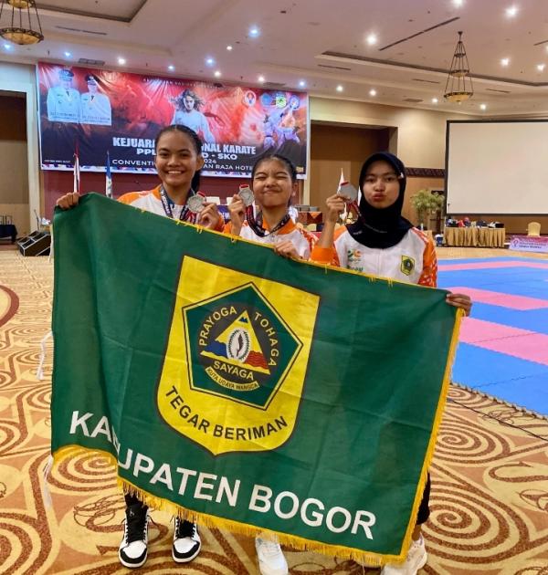 Tim Karate PPOPM Kabupaten Bogor Sabet Dua Perak di Kejurnas Karate PPLP, PLPD dan SKO