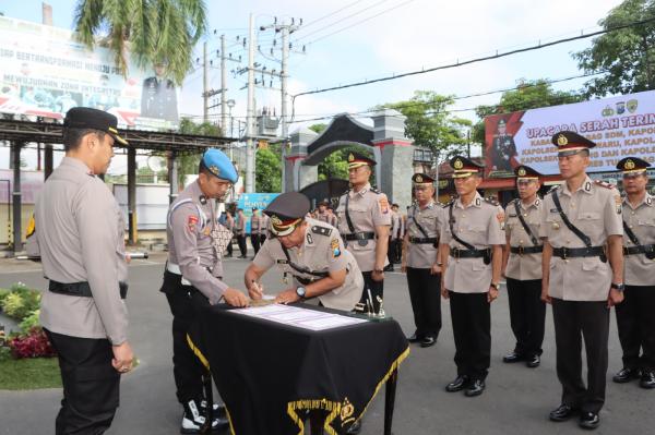 Kapolres Tulungagung Lakukan Rotasi Pejabat Baru