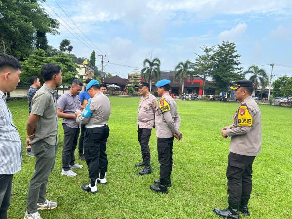 Bid Propam Polda Lampung Melaksanakan Gaktibplin di Polres Lampung Timur