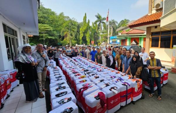 440 Koper Calon Jemaah Haji Kota Depok Mulai Dikirim ke Embarkasi Kota Bekasi