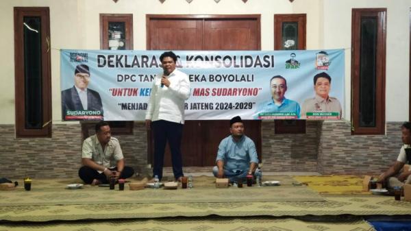 Tani Merdeka Boyolali, Gelar Konsolidasi untuk Pemenangan Sudaryono Cagub Jateng