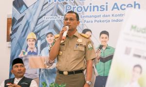 Pj Gubernur Aceh Bustami Terbitkan Qanun Guna Pastikan Pekerja Terlindungi BPJS Ketenagakerjaan
