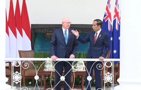 Sebelum Pertemuan Bilateral, Presiden Jokowi Ajak Gubernur Jenderal Australia Keliling Kebun Raya