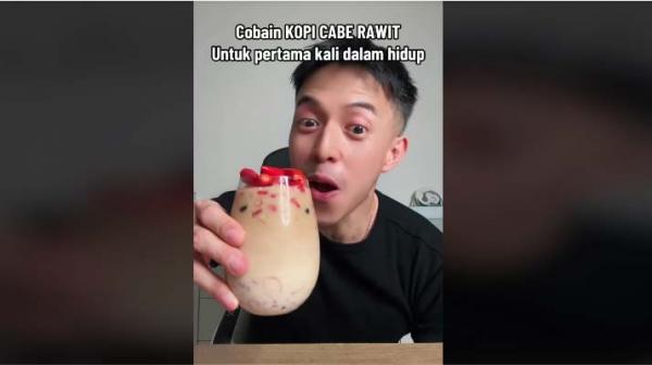 Viral Kopi Campur Cabai Rawit, Netizen: Apa Enggak Gemetar Tuh Lambung