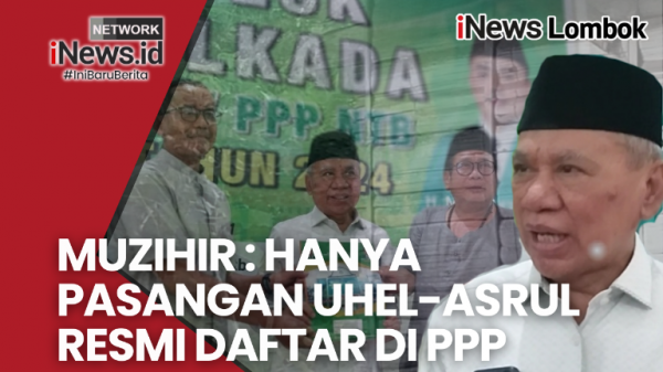 Paket Suhaili-Asrul Resmi Daftar Pilgub Lewat DPW PPP NTB