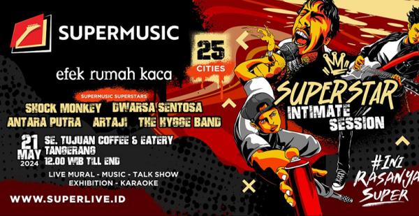 Supermusic Superstar Intimate Session di Tangerang Hadirkan Efek Rumah Kaca, Catat Tanggalnya!