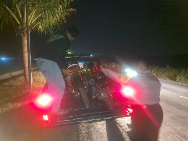 Diduga Hendak Balap Liar, 2 Pemuda dan 5 Motor di Purbalingga Diamankan Polisi
