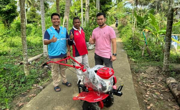 PLN Nusantara Power UP Arun Bantu Peralatan Pertanian kepada Warga