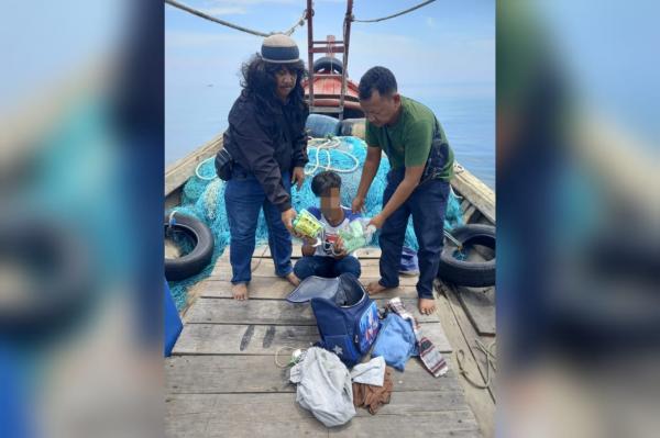 Polda Sumut Gagalkan Penyelundupan 2 Kg Sabu dari Malaysia di Perairan Tanjung Kumpul Asahan