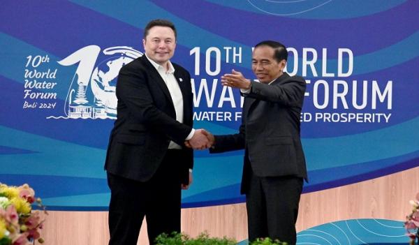 Jokowi Bertemu Elon Musk di Bali, Minta Investasi SpaceX hingga Tesla di Indonesia
