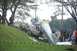 KNKT Sebut Pesawat Latih Jatuh di BSD usai Survei ke Tanjung Lesung Banten