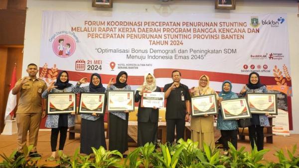 Kota Cilegon Borong Enam Penghargaan dari BKKBN Provinsi Banten