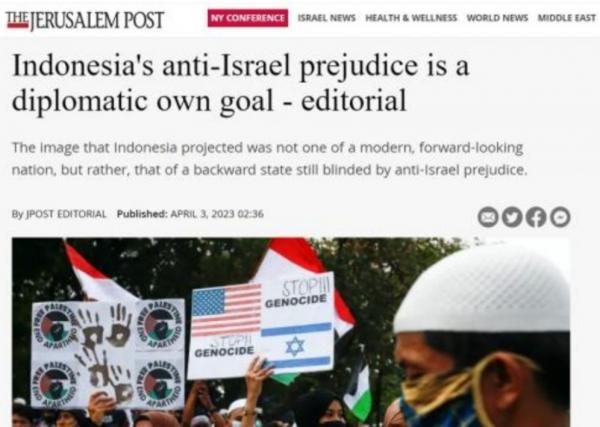 Israel Kena Karma, Pernah Hina Indonesia sebagai Negara Terbelakang, Kini Terancam Dicoret FIFA!