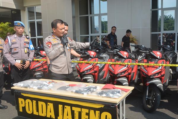 Polda Jateng Gagalkan Pengiriman 80 Motor Bodong dari Indonesia ke Vietnam, Begini Modusnya