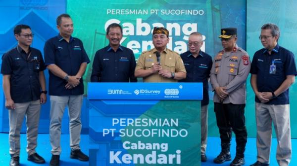 Pj Gubernur Sultra Resmikan Kantor PT Sucofindo Kendari, Dukung Kemajuan Ekonomi Lokal