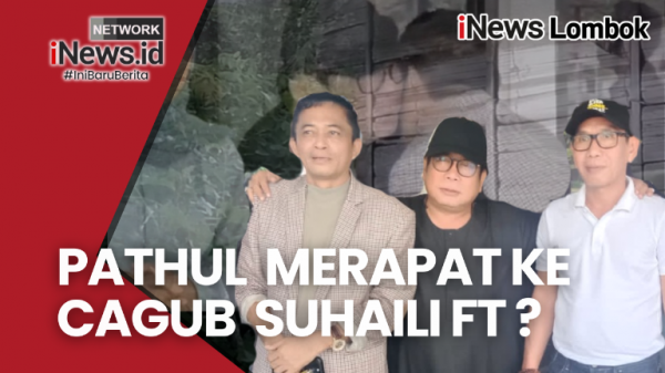 Ketua Gerindra NTB Pathul Temui Calon Gubernur Suhaili FT Jelang Pilkada 2024