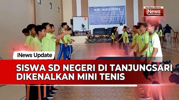 VIDEO: Siswa SD di Tanjungsari Tasikmalaya Dikenalkan Mini Tenis Oleh KK Ilmu Keolahragaan SF ITB