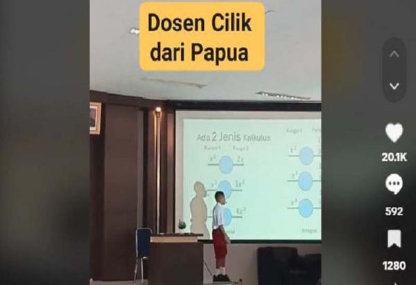 Bocah SD Papua Jadi Dosen Cilik Ajarkan Mahasiswa Universitas Cendrawasih soal Matematika Kalkulus