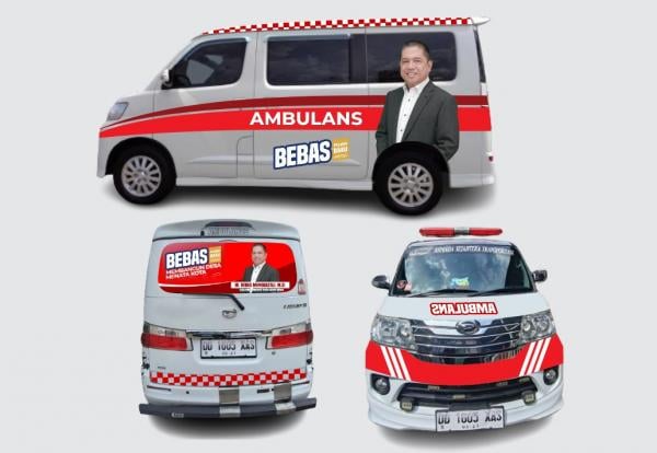 Tulus Membantu Warga, Bebas Manggazali Siapkan Ambulans Gratis
