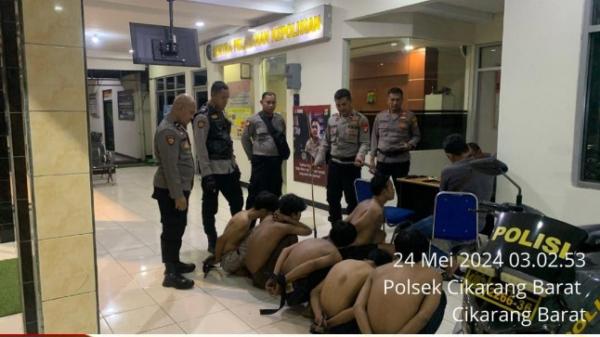 Diduga Hendak Tawuran, 8 Remaja di Cikarang Utara dan Barat Ini Digelandang Polisi