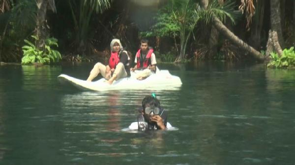 Lihat Keseruan Snorkeling di Wahana Wisata Pantai Air Tawar Suruan Ecopark Tuban