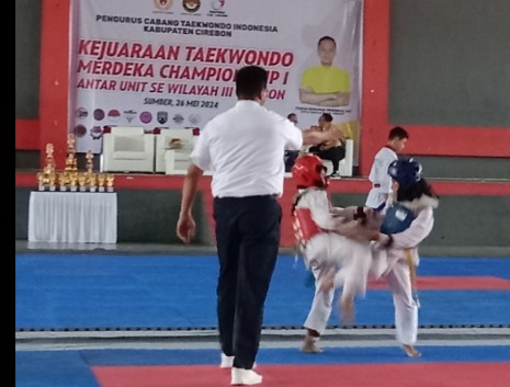 Pengcab Taekwondo Kabupaten Cirebon Sukses Gelar Kejuaraan Merdeka Championship 2024
