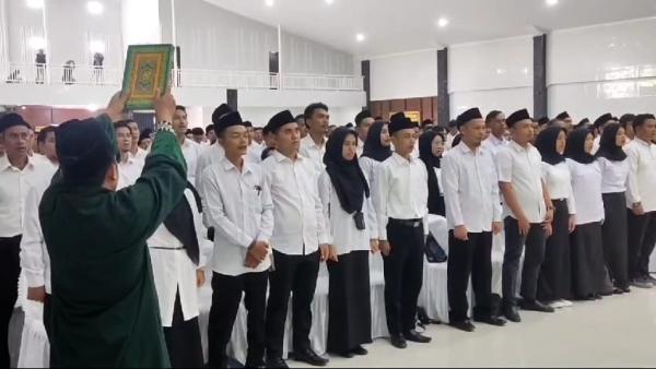 KPU Kabupaten Tasikmalaya Lantik 1.053 Anggota PPS, Hari Ini Langsung Bertugas