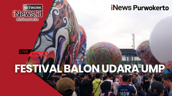Video Meriahnya Festival Balon Udara UMP di Kota Purwokerto