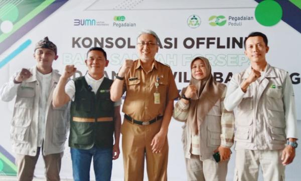 Dorong Pengurangan Sampah, PT Pegadaian Kanwil X Jawa Barat Gandeng Bank Sampah