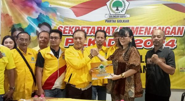 Ramaikan Bursa Pilkada Kota Semarang, Dewi Susilo Budiharjo Sambangi Partai Golkar