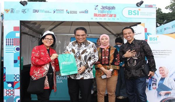 Dorong UMKM Naik Kelas, BSI Ikut Serta dalam Jelajah Kuliner Nusantara di Bandung