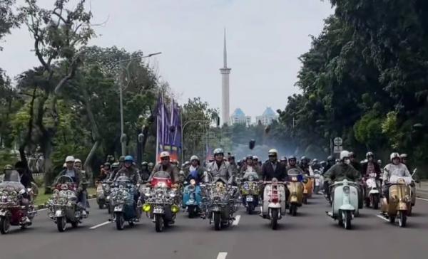 Dibuka Bamsoet, 10 Ribu Skuter Meriahkan Jakarta