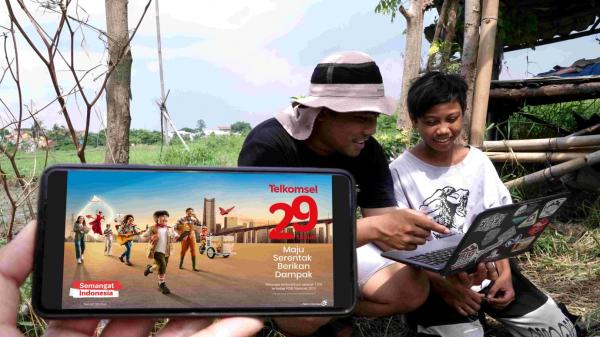 Telkomsel Rayakan 29 Tahun dengan Semangat, Maju Serentak, Berikan Dampak