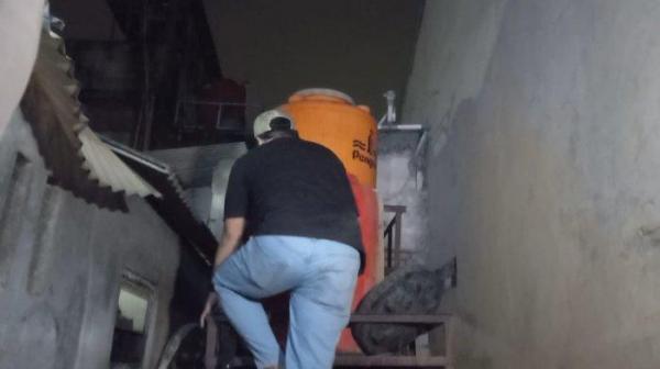 Heboh! Mayat Pria Ditemukan dalam Toren Air di Pondok Aren Tangerang Selatan