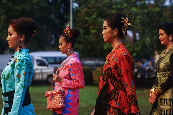 Potret Fashion Show Batik Pagaralam