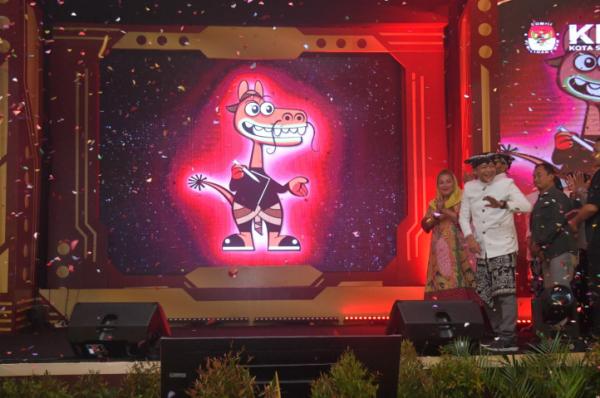 KPU Kota Semarang Launching Maskot Pilwalkot 2024 