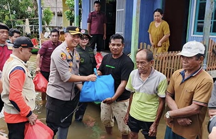 Banjir di Lamandau Kalteng Terus Meluas, Ribuan Jiwa Mengungsi