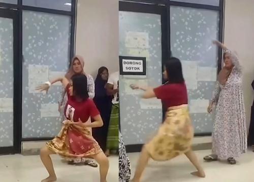 Bikin Ngakak,Perempuan Ini Tiba-Tiba Atraksi Jurus Silat di Puskesmas, Netizen: Shock Lihat Tagihan