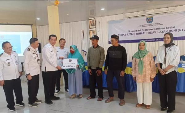 Gerak Cepat Disrumkim Kota Depok Perbaiki RTLH, Sosialisasikan Program ke Warga Sawangan Bojongsari