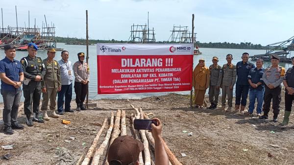 Maraknya Aktivitas Tambang di Kolong Merbuk Terkesan tak Indahkan Imbauan dari Tim Gabungan