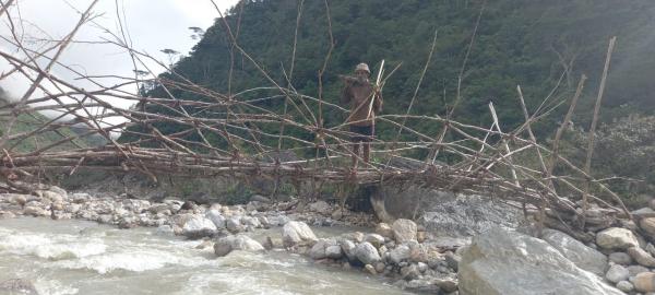 Warga Tiga Desa di Soloikma Yahukimo, Minta Pembangunan Jembatan Gantung