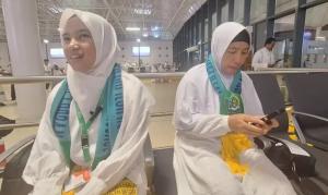 Jamaah Haji Termuda Mahira Asy Syifa, Gadis ABG Asal Aceh Kini Telah Tiba di Jeddah
