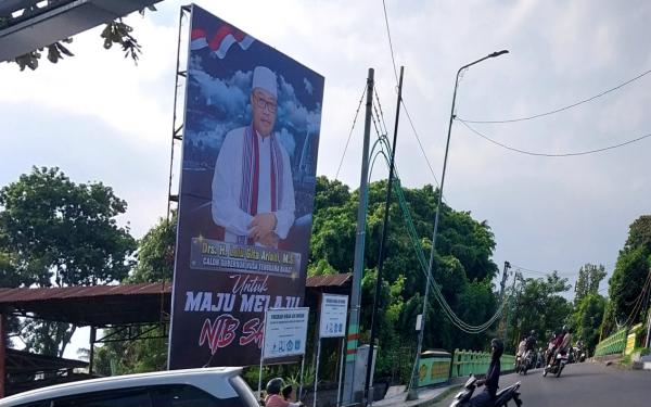 Baliho Bakal Calon Gubernur NTB yang akan Maju pada Pilkada 2024