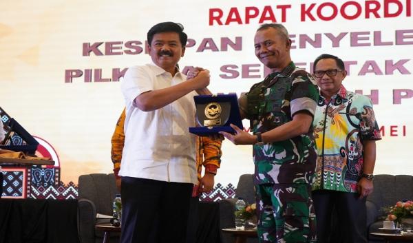 Pangkogabwilhan III Narasumber Rakor Kesiapan Pilkada Serentak Tahun 2024 di Wilayah Papua