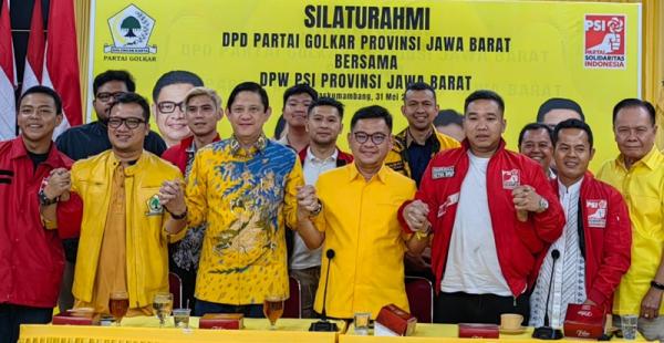 Golkar Jabar Terima Silaturahmi Politik PSI, Kang Ace: Kami Partai Bersaudara