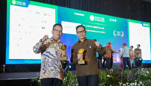 Sehari Usai Launching PosIND Goes Green, Pos Indonesia Sabet Penghargaan Top CSR Award 2024
