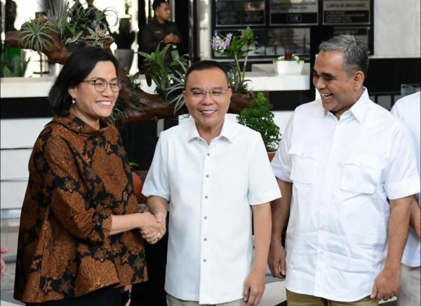 Tim Prabowo-Gibran Bertemu Sri Mulyani, Bahas Sinkronisasi Anggaran untuk Transisi Pemerintahan