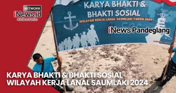 Video : TNI AL Gelar Karya Bakti dan Bakti Sosial di Perbatasan Indonesia-Australia