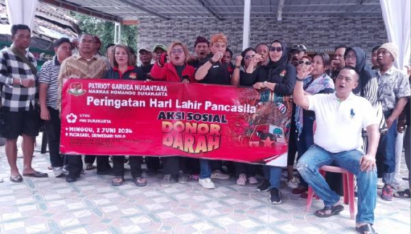 Peringatan Hari Lahir Pancasila, PGN Makoda Kota Surakarta Gelar Donor Darah